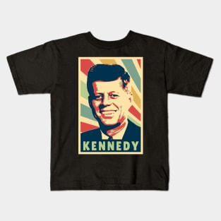 John F Kennedy Vintage Colors Kids T-Shirt